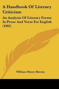 A Handbook Of Literary Criticism