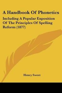 A Handbook Of Phonetics