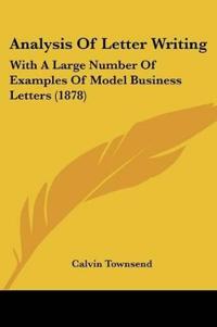 Analysis Of Letter Writing