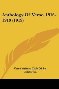 Anthology of Verse, 1916-1919 (1919)