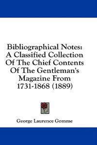 Bibliographical Notes