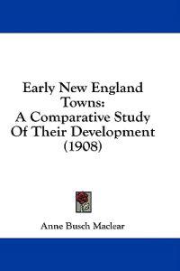 Early New England Towns