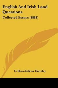 English And Irish Land Questions