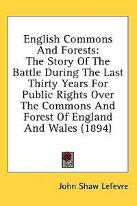 English Commons And Forests
