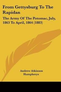 Bokomslag for "From Gettysburg To The Rapidan"