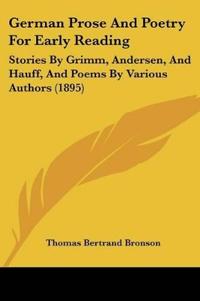German Prose And Poetry For Early Reading