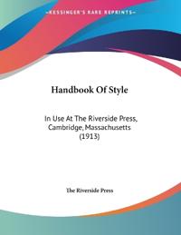 Handbook Of Style