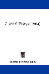 Bokomslag för "Critical Essays (1864)"