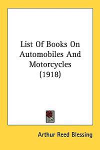 List of Books on Automobiles and Motorcycles