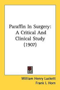 Paraffin in Surgery