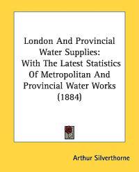 London and Provincial Water Supplies