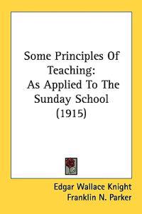Some Principles of Teaching