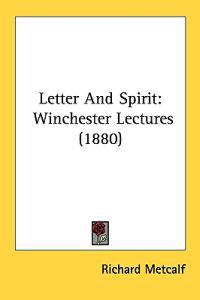 Letter and Spirit