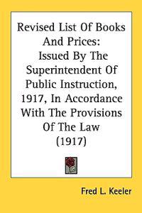 Revised List of Books and Prices
