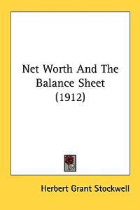 Bokomslag för "Net worth and the balance sheet"