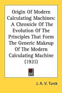 Bokomslag för "Origin of Modern Calculating Machines"