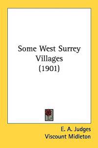 Bokomslag för "Some West Surrey Villages"