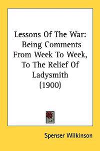 Bokomslag för "Lessons of the War"