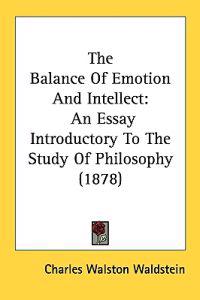 Bokomslag för "The Balance of Emotion and Intellect"