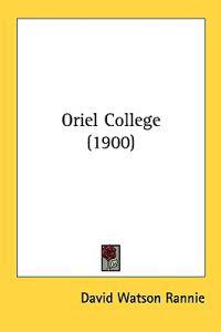 Bokomslag för "Oriel College"