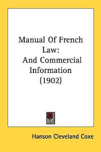 Manual of French Law