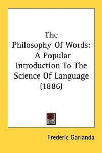 Bokomslag för "The Philosophy of Words"