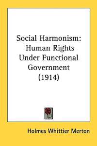 Bokomslag för "Social Harmonism"