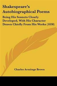 Bokomslag för "Shakespeare's Autobiographical Poems"
