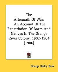 The Aftermath of War