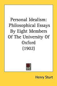 Personal Idealism