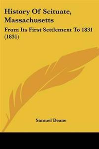 Bokomslag för "History Of Scituate, Massachusetts"
