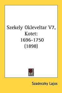Szekely Okleveltar, Kotet
