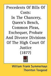Precedents of Bills of Costs