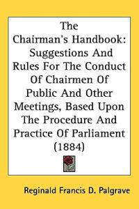Bokomslag för "The Chairman's Handbook"