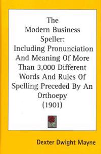 The Modern Business Speller