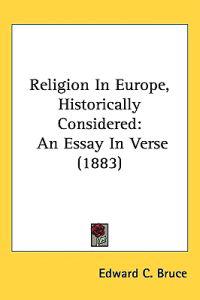 Bokomslag för "Religion in Europe, Historically Considered"