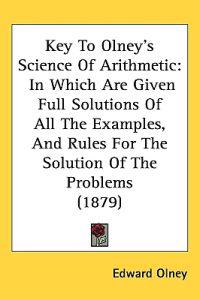 Kirjan kansi "Key to Olney's Science of Arithmetic"