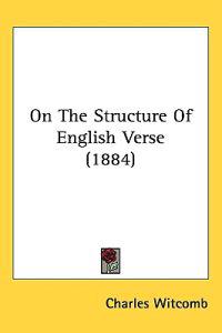 Bokomslag för "On the Structure of English Verse"