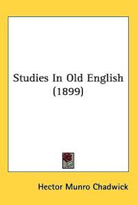 Bokomslag för "Studies in Old English"