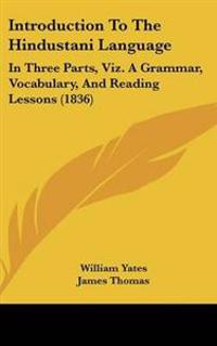 Introduction to the Hindustani Language