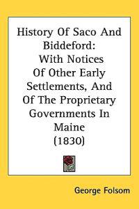 History Of Saco And Biddeford