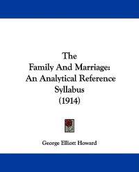 The Family And Marriage