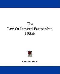 Law Of Limited Partnership (1886)