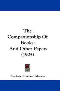 The Companionship Of Books