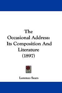 The Occasional Address