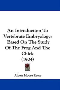 An Introduction To Vertebrate Embryology