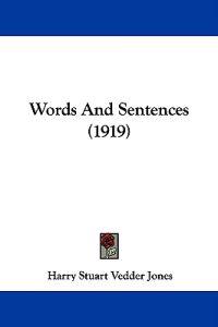 Words And Sentences (1919)
