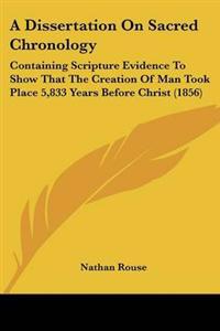 Dissertation On Sacred Chronology