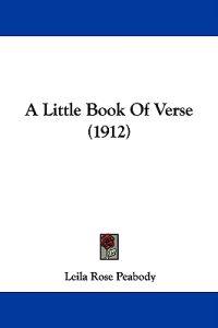 A Little Book of Verse