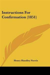 Instructions For Confirmation (1851)